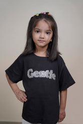 Black t Shirt with gentle graphic