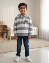 Striped Crocodile Hoodie