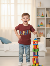 Rust Graphic Cotton T-Shirt