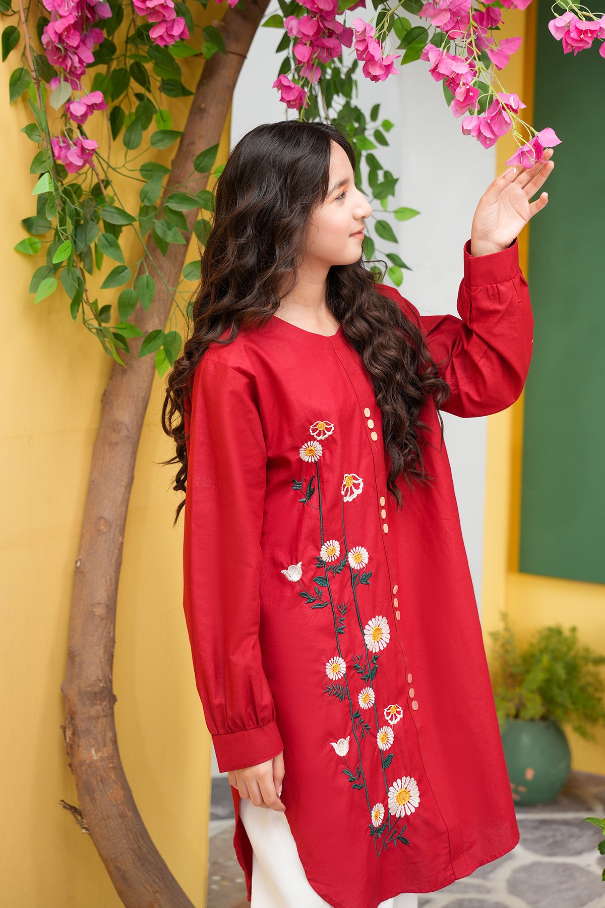 Dahlia – Crimson Floral Fusion Set