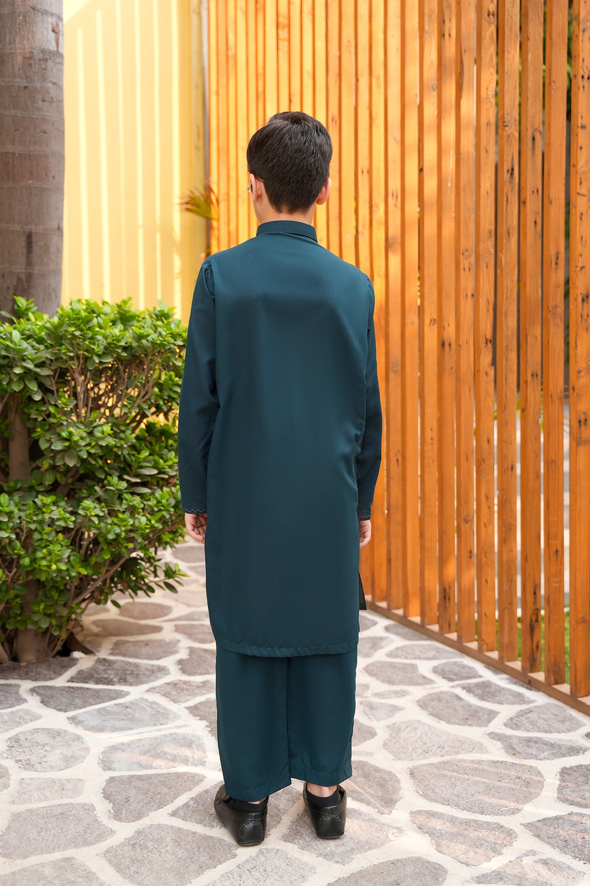 Zair – Deep Teal Embroidered Designer Set