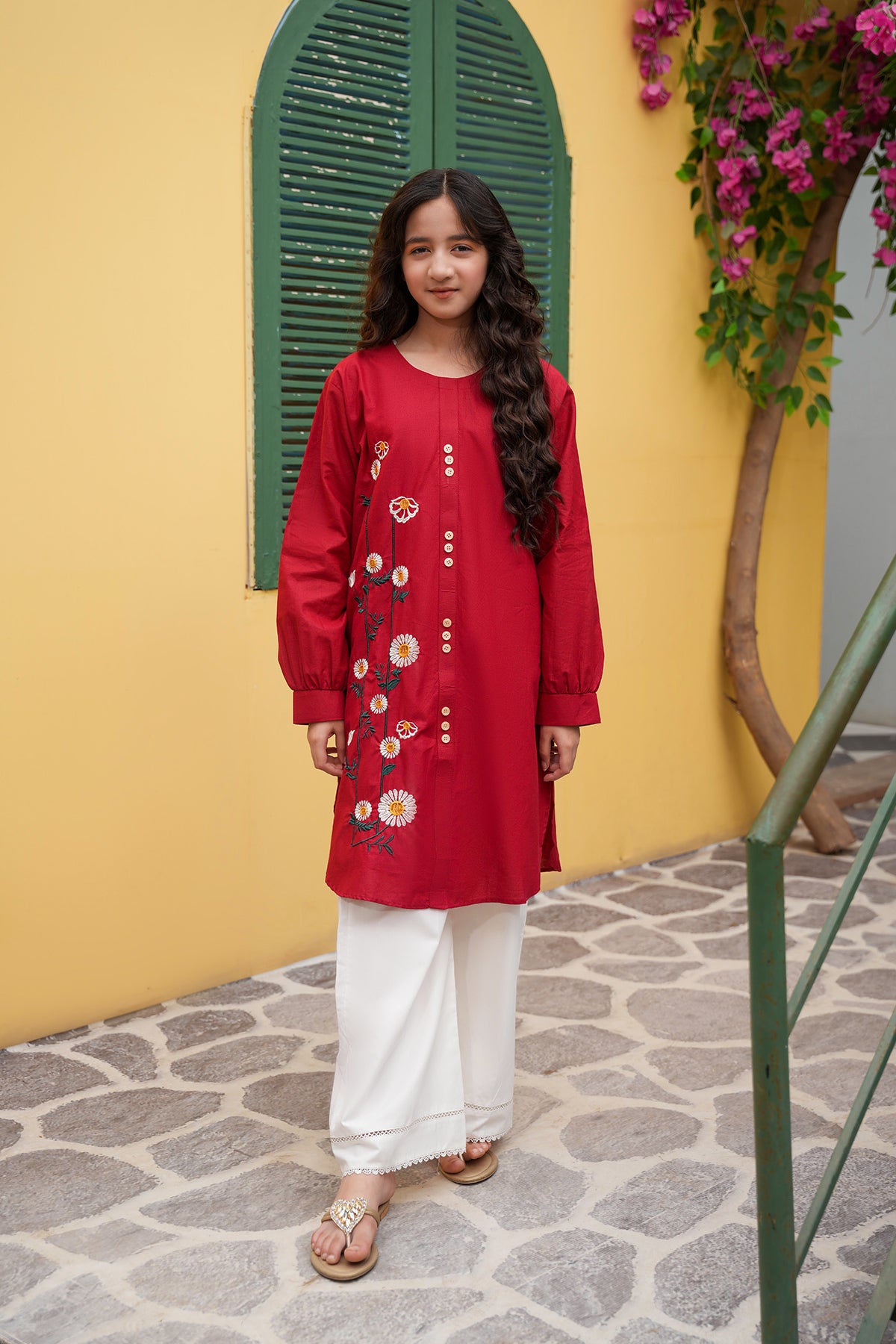 Dahlia – Crimson Floral Fusion Set