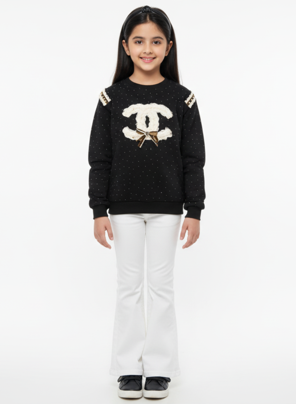 Marlace B Velvet Sweatshirt