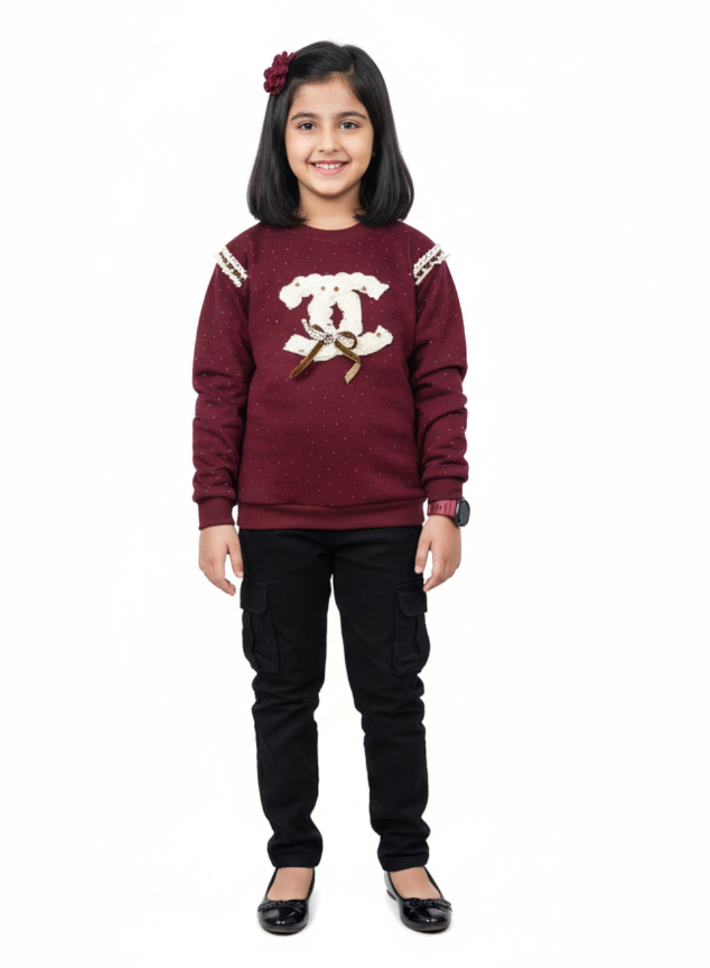 Marlace Velvet Sweatshirt