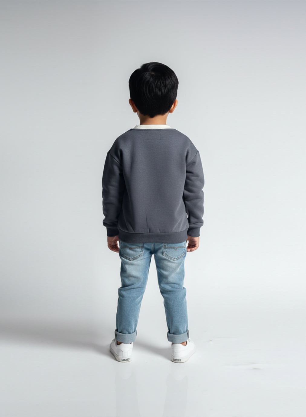 TinyGroove – Denim Sweatshirt