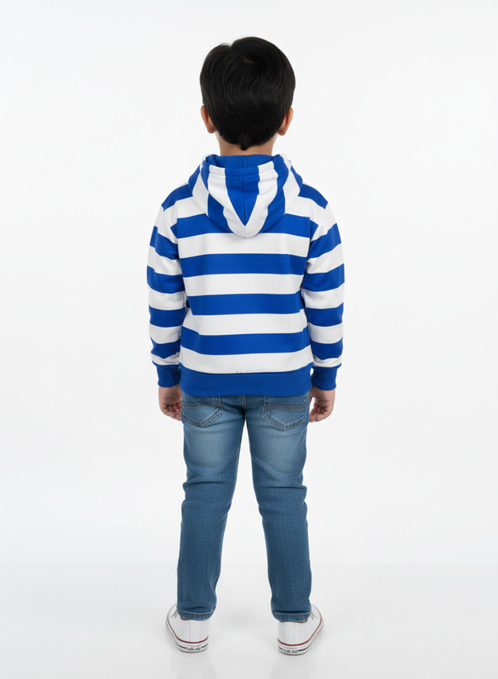 SkateBear Hoodie – Ocean Stripe