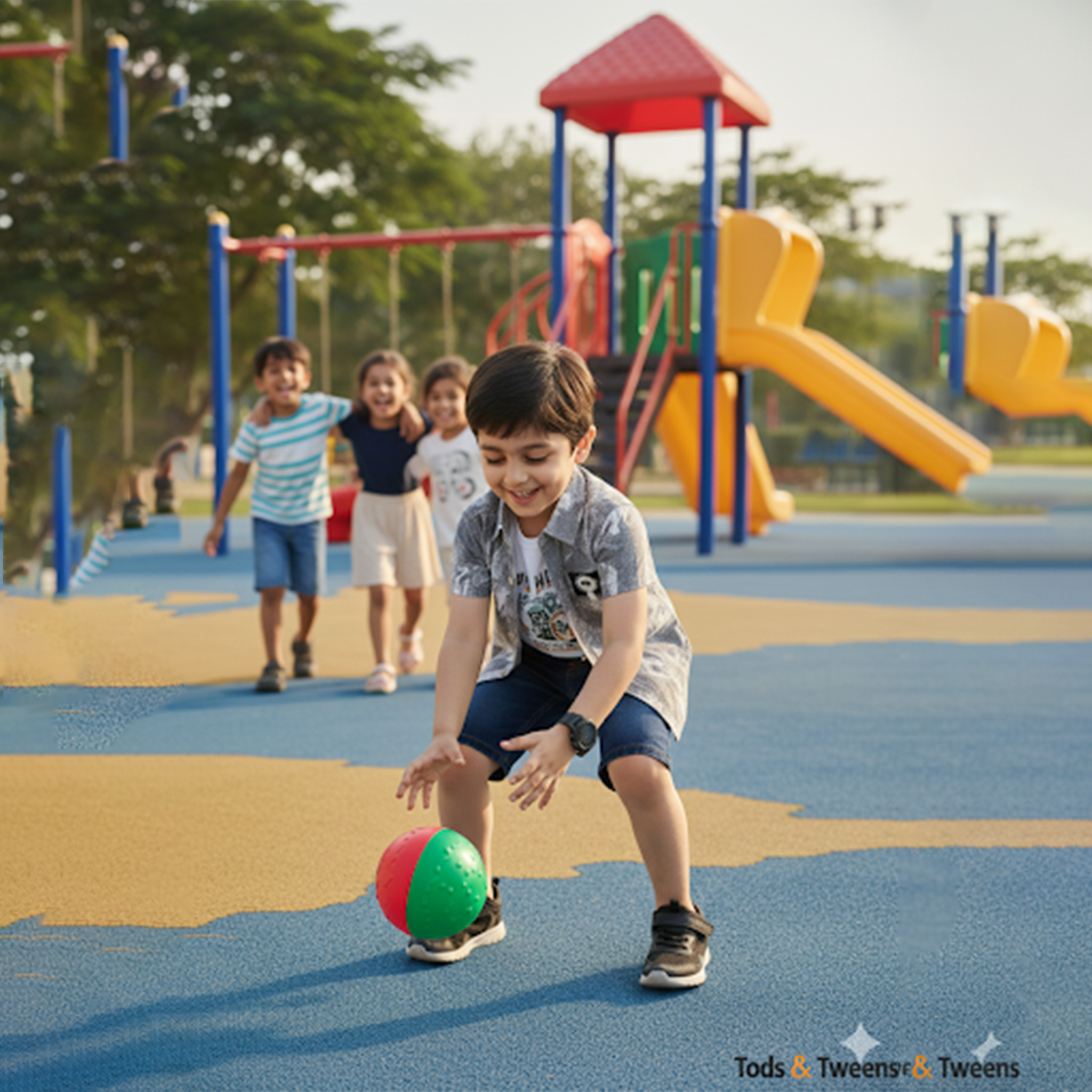 Green Graphic Button-Down Shirt with Printed Tee