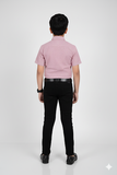 Pink & White Striped Button-Down Dress Shirt