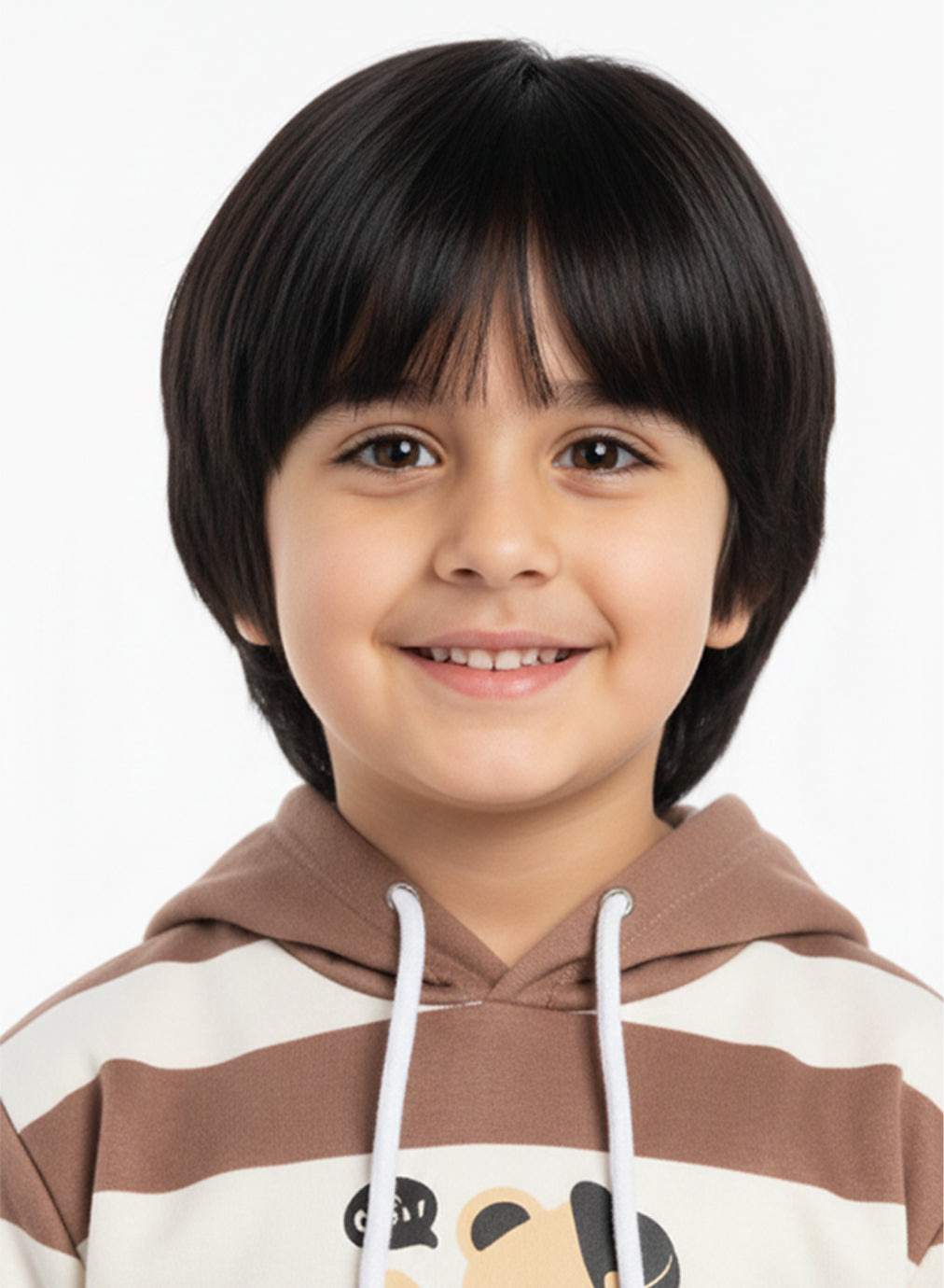 SkateBear Hoodie – Choco Stripe